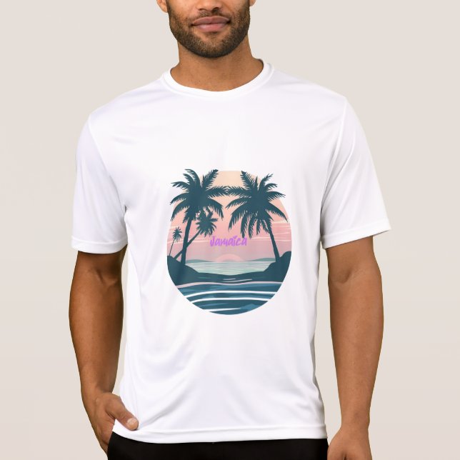 Jamaica sunset seal T-Shirt (Front)