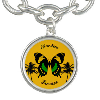 Jamaica Swallowtail Butterfly Tropical Bracelet