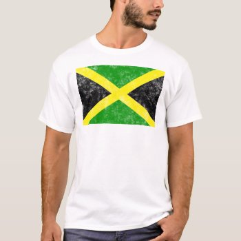 Jamaica T-shirt by vintage_flags at Zazzle