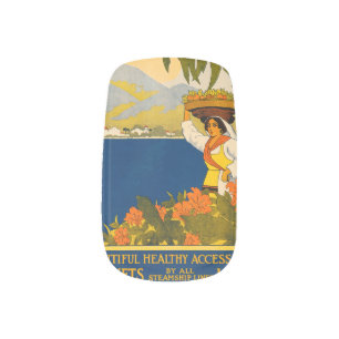 Jamaica, the gem of the tropics minx nail wraps