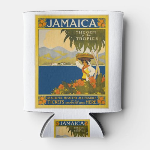 Jamaica_The_Gem_Of_The_Tropics_Vintage_Travel_Post Can Cooler