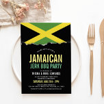 Jamaica Themed Cuisine | Party Flag Invite