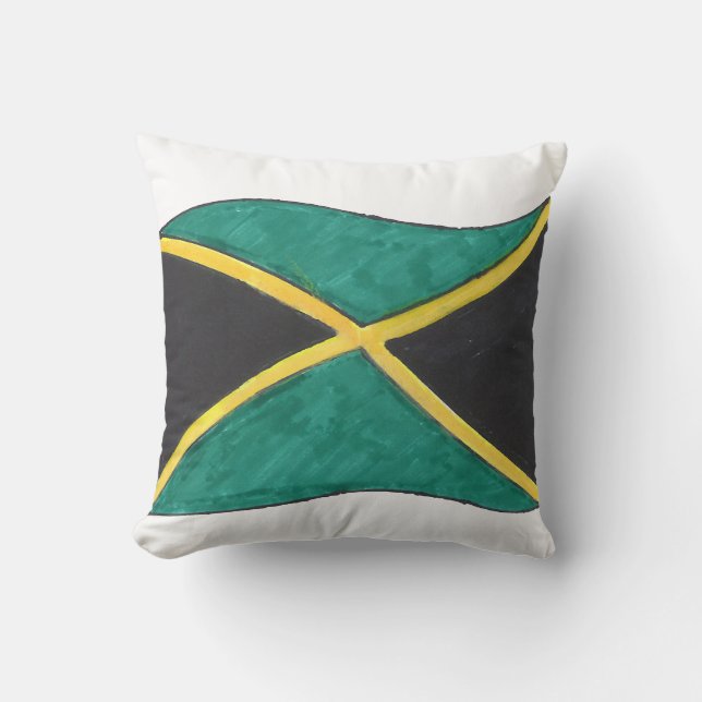 Jamaica Throw Pillow (Front)