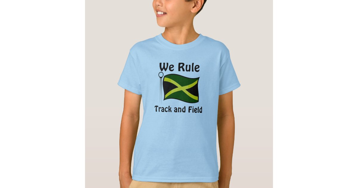 Jamaica track and field tshirts Zazzle