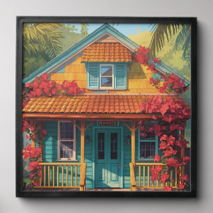 Jamaica tropical charm  peel and stick photo tile