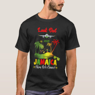 Jamaica Vacation 2025 Matching Jamaican Group Birt T-Shirt