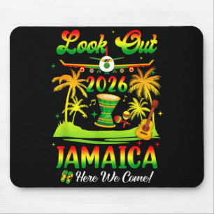 Jamaica Vacation 2026 Here We Come Matching Birthd Mouse Pad