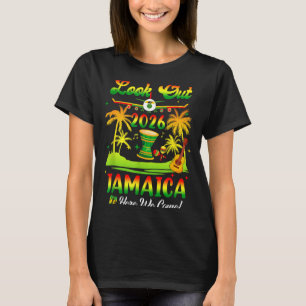 Jamaica Vacation 2026 Here We Come Matching Birthd T-Shirt