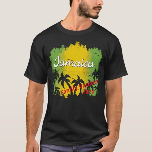 Jamaica Vacation Matching Group Reggae Souvenirs T_Shirt
