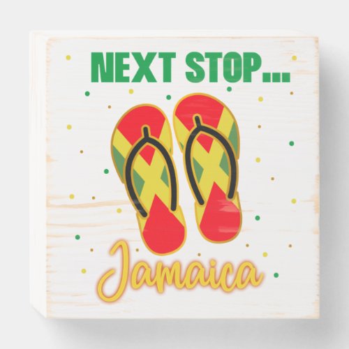 Jamaica Vacation Next Stop Jamaica Group Matching  Wooden Box Sign