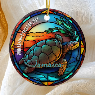 Jamaica Vacation Souvenir Ceramic Ornament