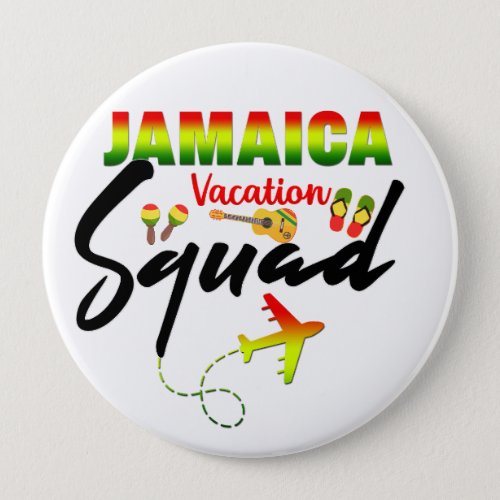 Jamaica Vacation Squad Group Matching Reggae   Button