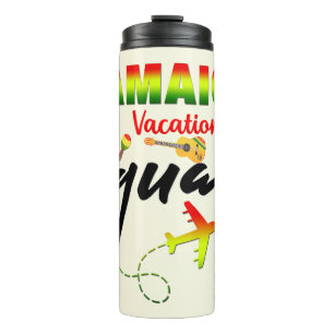 Jamaica Vacation Squad Group Matching Reggae  Thermal Tumbler
