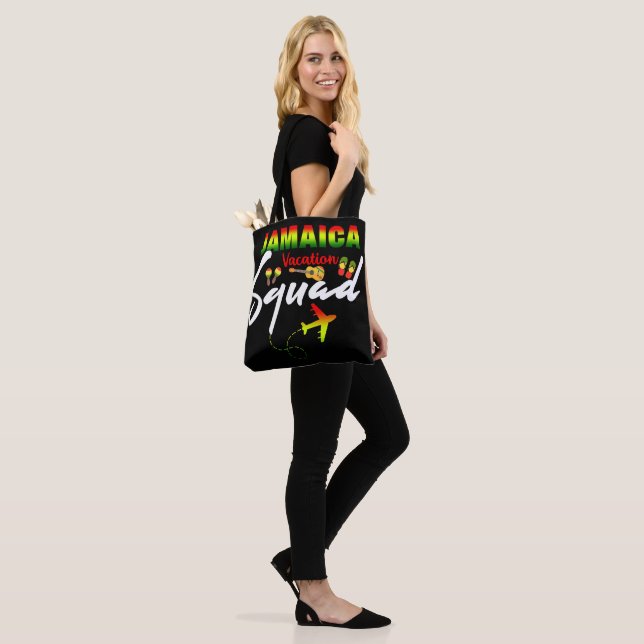 Jamaica Vacation Squad Group Matching Reggae  Tote Bag (On Model)