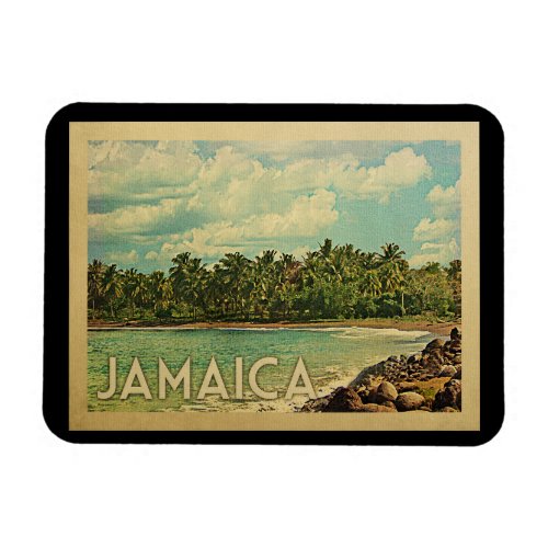 Jamaica Vintage Travel Magnet