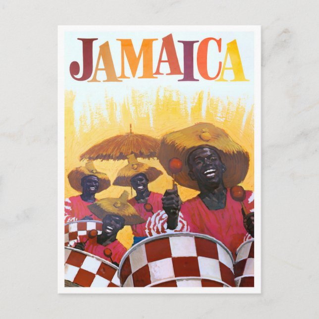 Jamaica vintage travel postcard (Front)