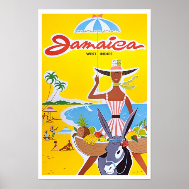 Jamaica vintage travel poster (Front)