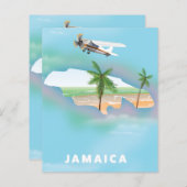 Jamaica Vintage travel poster (Front/Back)