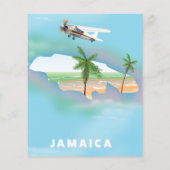 Jamaica Vintage travel poster (Back)
