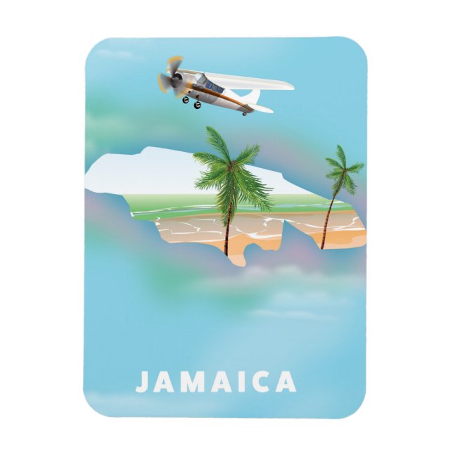 Jamaica Vintage travel poster Magnet (Vertical)