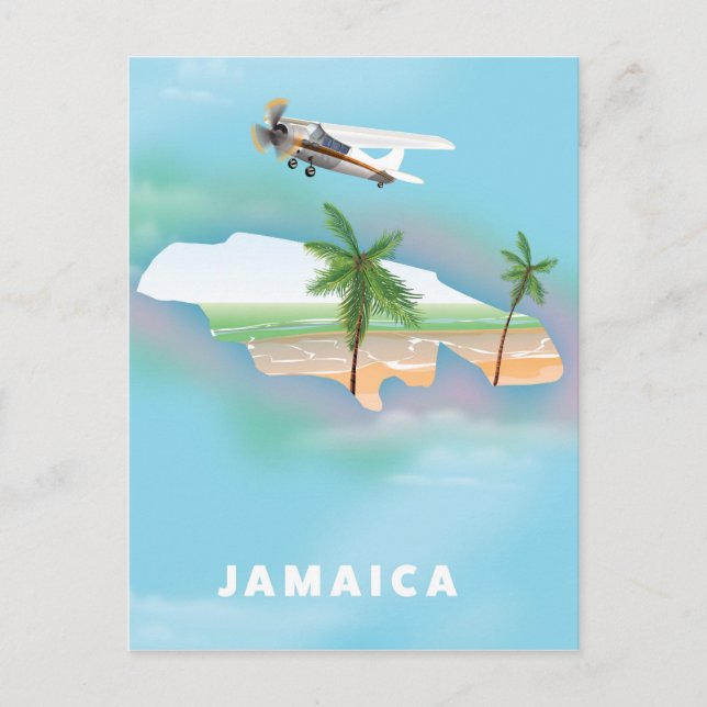 Jamaica Vintage travel poster Postcard (Front)