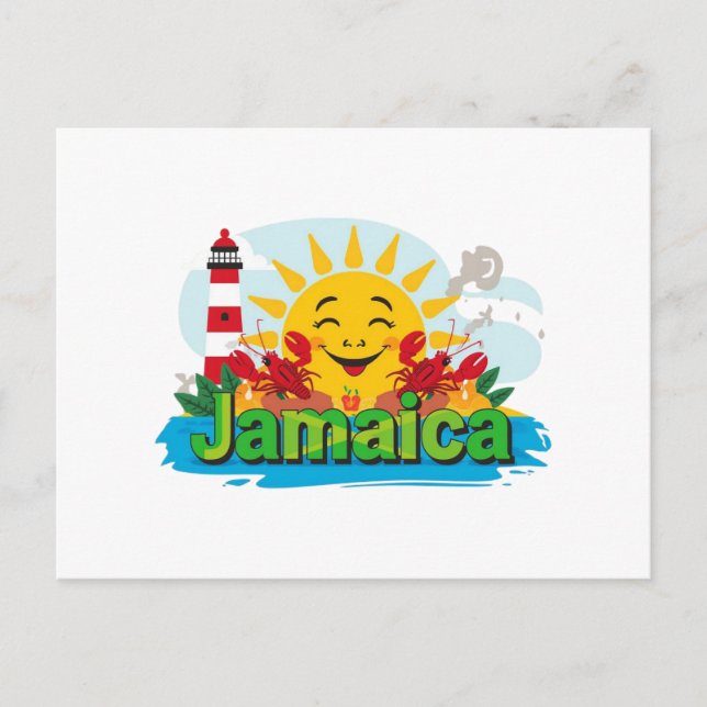 Jamaica ya mon  postcard (Front)