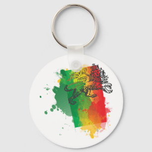 Jamaica Zion Lion Keychain