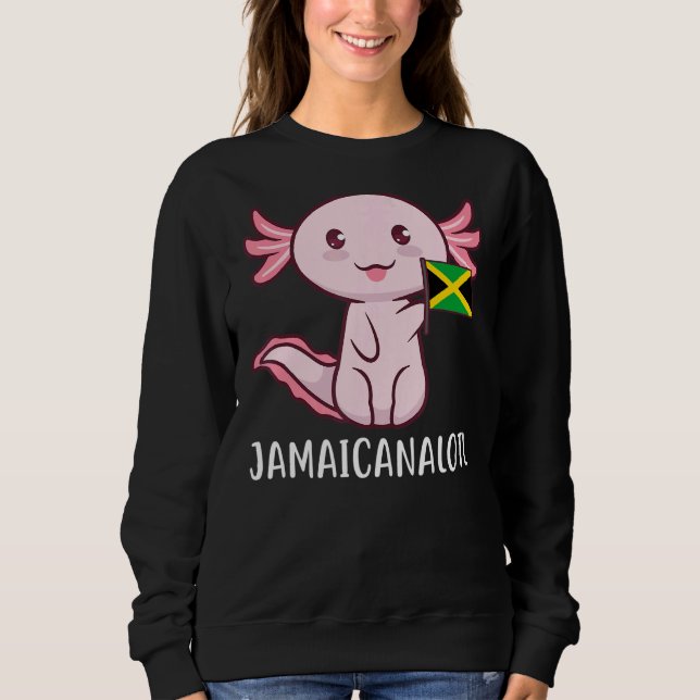 Jamaicalotl Jamaican Jamaica Sweatshirt (Front)