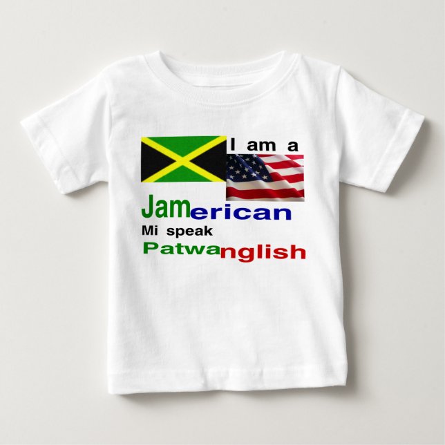 jamaican american baby baby T-Shirt (Front)