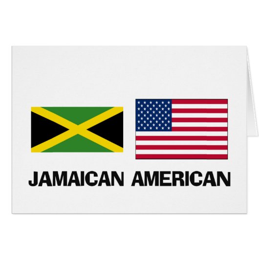 Jamaican American Cards (Front Horizontal)