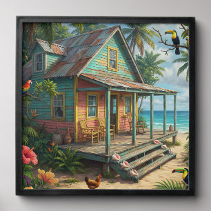 jamaican beach house peel and stick photo tile