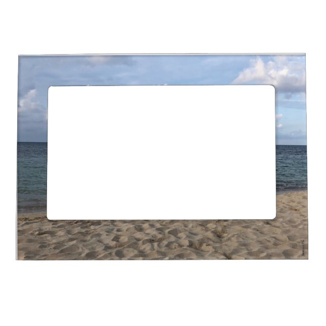 Jamaican Beach Magnetic Picture Frame (Front)