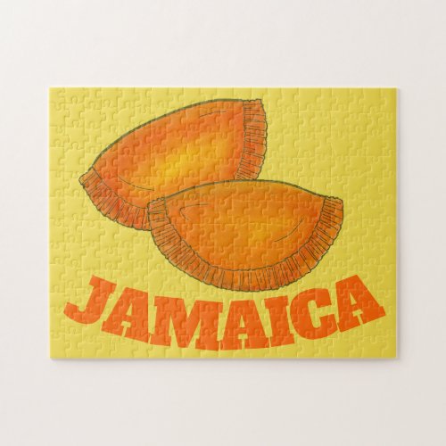 Jamaican Beef Patty Patties Food Cooking JAMAICA Jigsaw Puzzle
