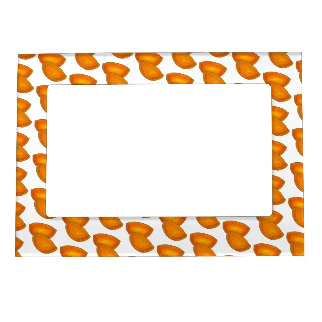 Jamaican Beef Patty Patties Food Cooking JAMAICA Magnetic Picture Frame (Front)