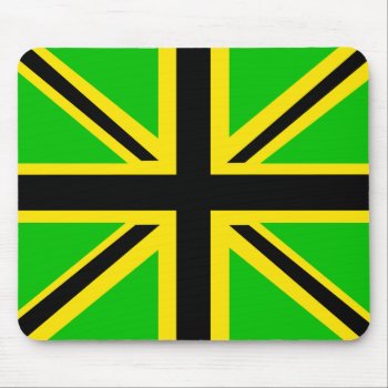 Jamaican British Flag Mousepad by ipad_n_iphone_cases at Zazzle