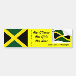 Jamaican bumper stickers-hot girls sticker