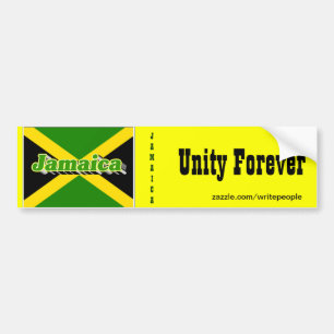 Jamaican bumper stickers-unity forever sticker