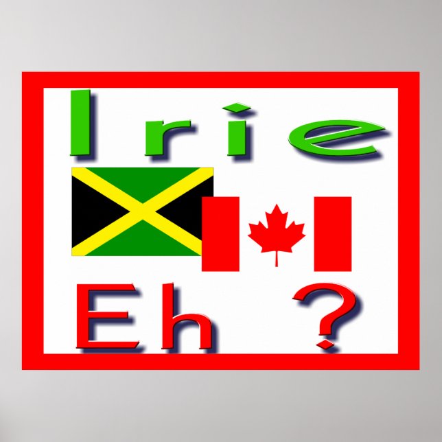 Jamaican canadian poster (Front)