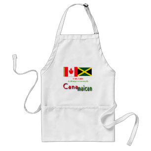 jamaican-canadian roots adult apron