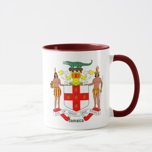 Jamaican Coat of Arms and Anthem Mug