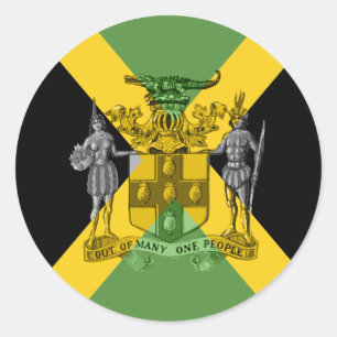 Jamaican Coat of Arms Sticker