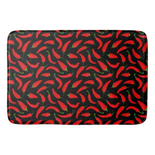 Jamaican Cooking Chili Pepper Bath Mat