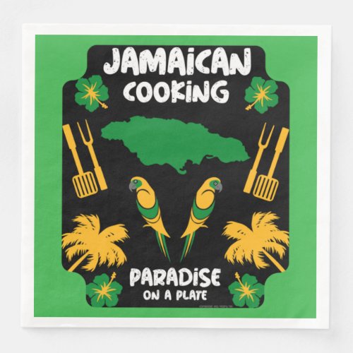 Jamaican Cooking Foodie Gifts   Napkin