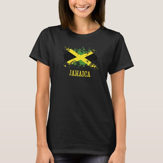 Jamaican enthusiasts for Jamaica and Jamaica T-Shirt (Front)
