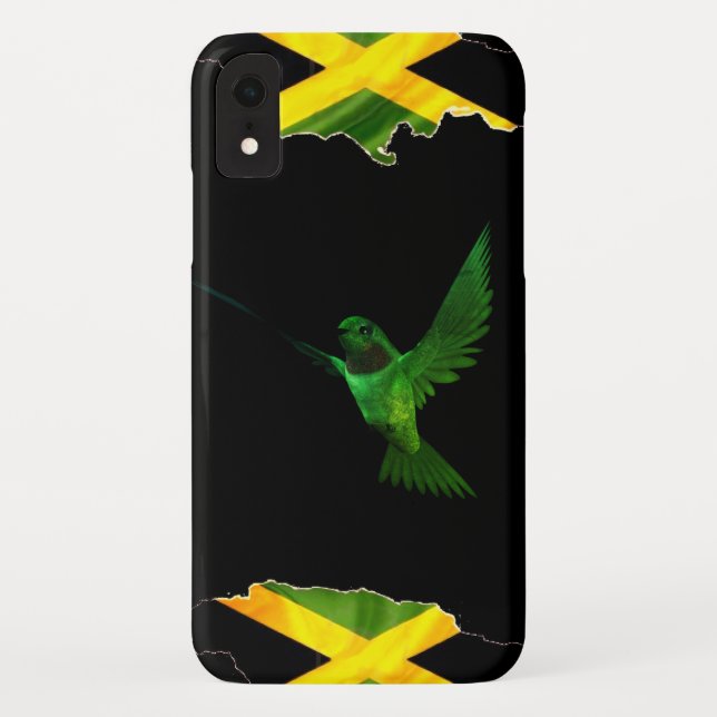Jamaican Flag 04 Case-Mate iPhone Case (Back)