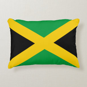 Jamaican Flag Accent Pillow
