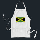 Jamaican Flag Adult Apron<br><div class="desc">Celebrate your pride in being from the beautiful island country of Jamaica.</div>