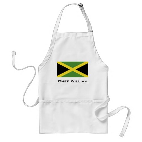 Jamaican Flag Adult Apron