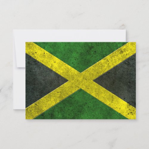Jamaican Flag Aged Steel Effect