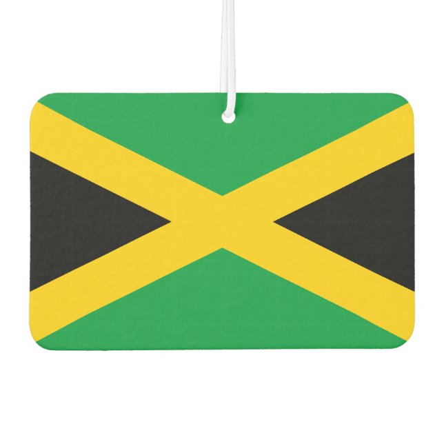 Jamaican flag air freshener (Front)